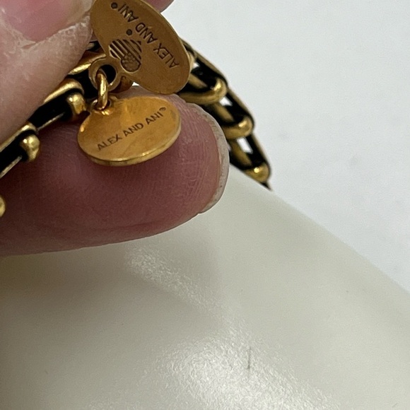 ALEXAND ANI Gypsy Wrap Bracelet Vintage 66 Retired Rafaelian Gold Finish - Picture 12 of 13